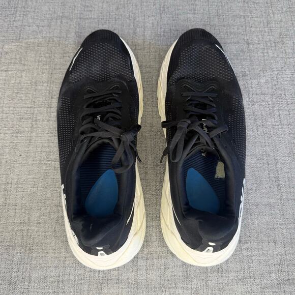 HOKA Arahi 7 Wide Black White Mens Running Shoes Size 12.5 2E 1147870-BWHT main image 2
